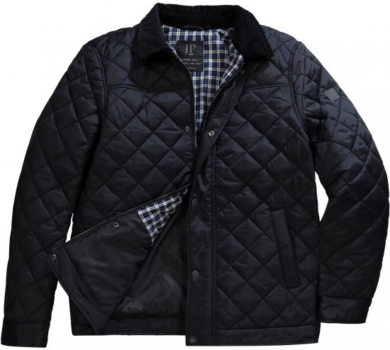 JP1880 Jacket Quilted Black - Takit - Miesten Takit, isot koot – 2XL – 12XL
