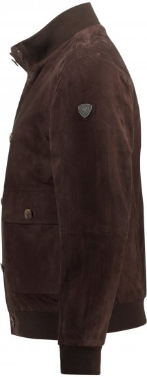 JP1880 Leather Jacket Goat Suede Espresso Brown - Takit - Miesten Takit, isot koot – 2XL – 12XL