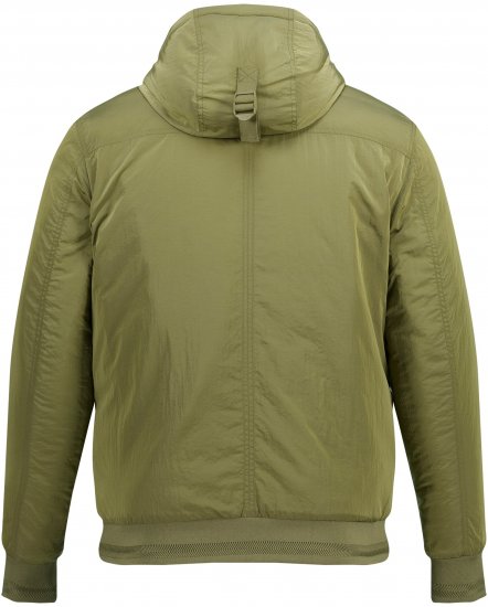 STHUGE Bomber Jacket With Hood Green - Takit - Miesten Takit, isot koot – 2XL – 12XL