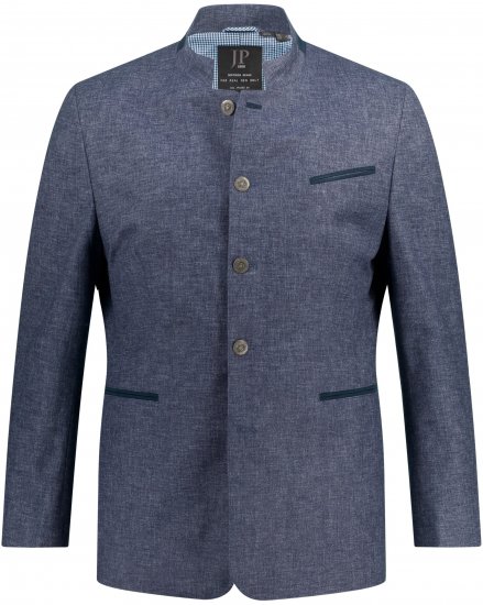 JP1880 Traditional Jacket Linen Blend Navy - Takit - Miesten Takit, isot koot – 2XL – 12XL