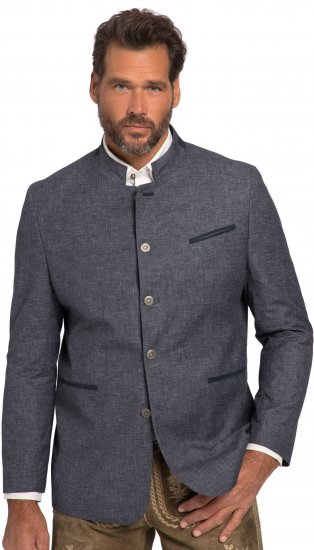 JP1880 Traditional Jacket Linen Blend Navy - Takit - Miesten Takit, isot koot – 2XL – 12XL