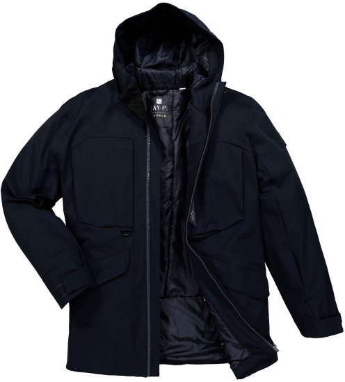 Jay-Pi Ski Jacket Functional Waterproof Windproof Navy - Hiihtovaatteet - 