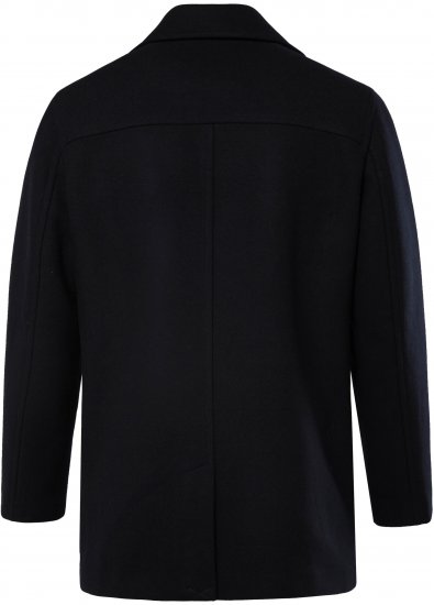 JP1880 Caban Short Double-breasted Overcoat Navy - Takit - Miesten Takit, isot koot – 2XL – 12XL