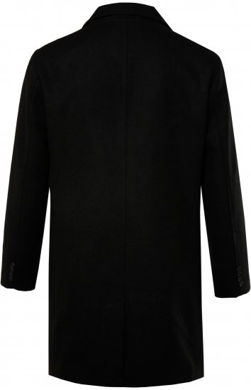 JP1880 Coat Classic Wool Blend Black - Takit - Miesten Takit, isot koot – 2XL – 12XL