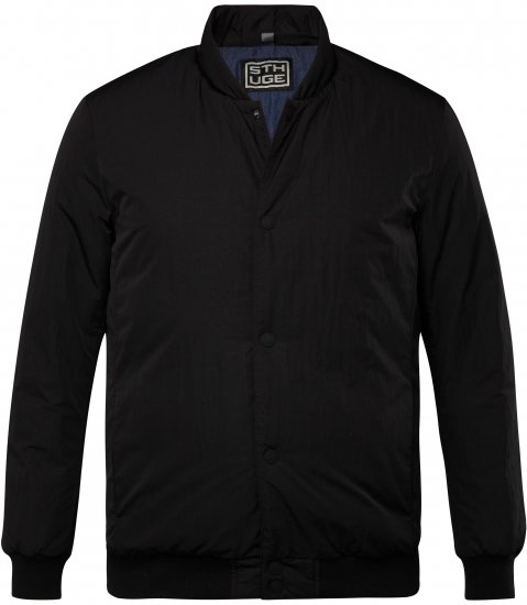STHUGE Bomber Jacket Quilted Black - Takit - Miesten Takit, isot koot – 2XL – 12XL