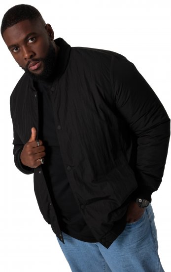 STHUGE Bomber Jacket Quilted Black - Takit - Miesten Takit, isot koot – 2XL – 12XL