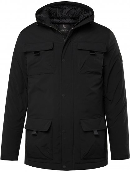 JP1880 Field Jacket Wind-repellent Black - Takit - Miesten Takit, isot koot – 2XL – 12XL