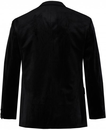 JP1880 Jacket Velvet Business Smoking Black - Puvut ja pikkutakit - Pukuja suurissa mitoissa