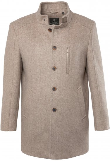 JP1880 Coat Wool Blend Beige Melange - Takit - Miesten Takit, isot koot – 2XL – 12XL