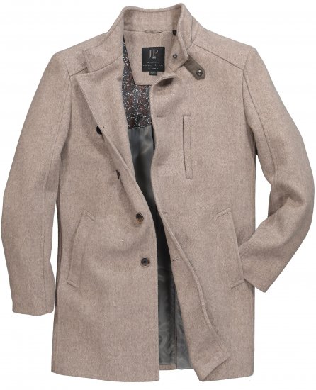 JP1880 Coat Wool Blend Beige Melange - Takit - Miesten Takit, isot koot – 2XL – 12XL