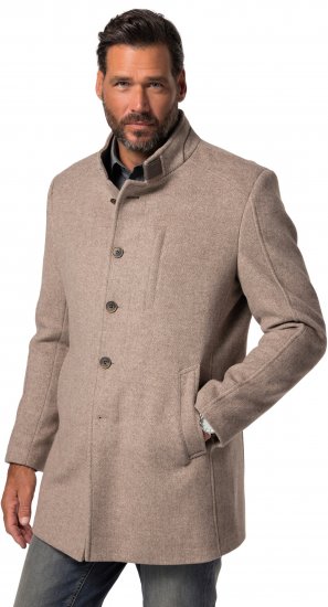 JP1880 Coat Wool Blend Beige Melange - Takit - Miesten Takit, isot koot – 2XL – 12XL