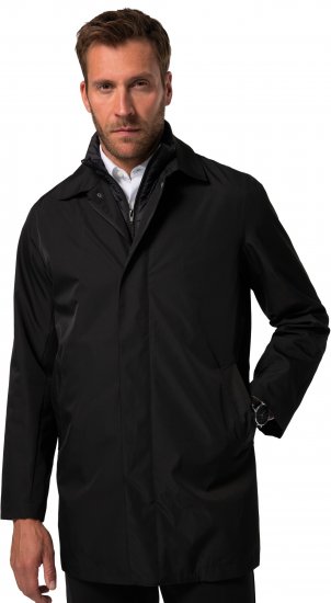 JP1880 Business Coat Zip-out Panel Black - Takit - Miesten Takit, isot koot – 2XL – 12XL