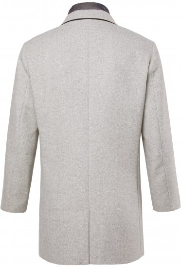JP1880 Wool Blend Coat with Nylon Insert Grey - Takit - Miesten Takit, isot koot – 2XL – 12XL