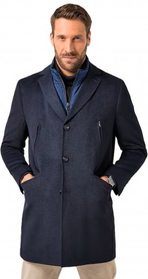 JP1880 Coat Flexnamic With Removable Insert Navy - Takit - Miesten Takit, isot koot – 2XL – 12XL