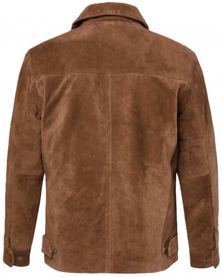 JP1880 Leather Jacket Genuine Cowhide Brown - Takit - Miesten Takit, isot koot – 2XL – 12XL