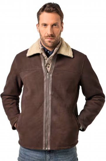 JP1880 Leather Jacket Genuine Lamb Nappa - Takit - Miesten Takit, isot koot – 2XL – 12XL
