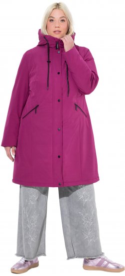 Ulla Popken HYPRAR Triple Function Weather Proof Jacket Berry - Takit - 