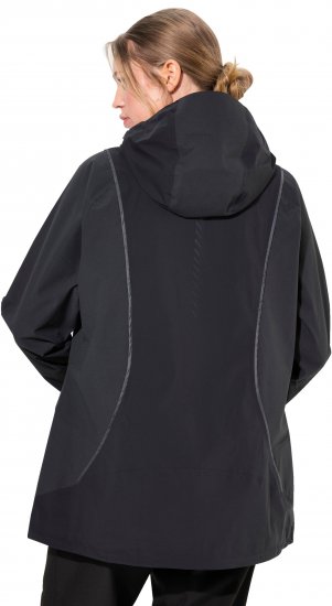 Ulla Popken Functional Reflective Waterproof Jacket Black - Takit - 