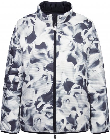 Ulla Popken HYPRAR Reversible Printed Jacket Black - Takit - 