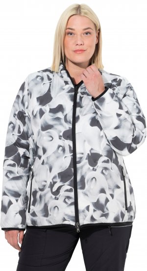 Ulla Popken HYPRAR Reversible Printed Jacket Black - Takit - 