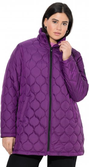 Ulla Popken HYPRAR Water-Repellent Quilted Jacket Plum - Takit - 