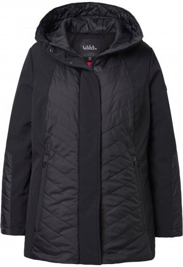 Ulla Popken Long Sleeve Hooded Teddy Jacket Putty - Takit - 
