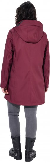 Ulla Popken HYPRAR Water Repellent Softshell Jacket Cherry - Takit - 