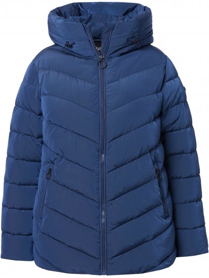 Ulla Popken HYPRAR Quilted Puffer Jacket Navy - Takit - 