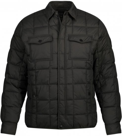 JP1880 Quilted Shirt Collar Jacket TALL Anthracite - TALL takit - 