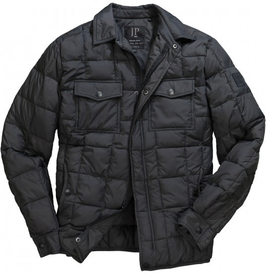 JP1880 Quilted Shirt Collar Jacket TALL Anthracite - TALL takit - 
