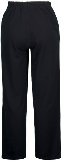 Ulla Popken Pull On Knit Straight Leg Pocket Pants Black - NAISTEN VAATTEET 40-66 - 