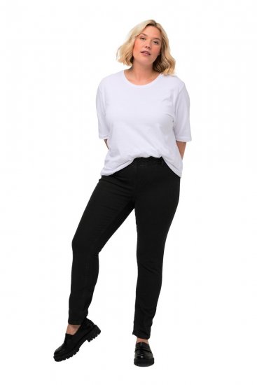 Ulla Popken Denim Look All Elastic Pocket Sienna Jeggings Black - Ulla Popken - Ulla Popken plus-size-vaatteet