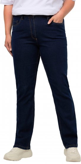 Ulla Popken Regular Fit Mandy Stretch Jeans Blue Denim - Naisten farkut ja housut isot koot - 