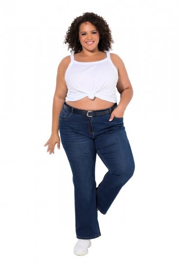 Ulla Popken Marie Fit Bootcut Stretch Jeans Blue Denim - Ulla Popken - Ulla Popken plus-size-vaatteet