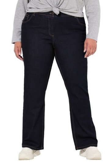 Ulla Popken Marie Fit Bootcut Stretch Jeans Dark Blue Denim - Ulla Popken - Ulla Popken plus-size-vaatteet