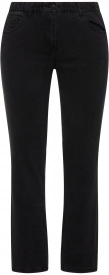 Ulla Popken Stretch Sarah Fit Skinny Jeans Black - Naisten farkut ja housut isot koot - 