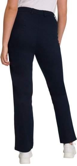 Ulla Popken Basic Mony Tapered Leg Stretch Pants Navy - Naisten farkut ja housut isot koot - 