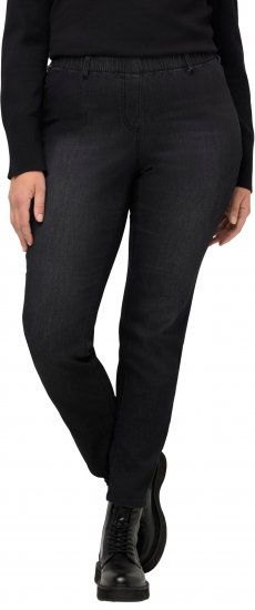 Ulla Popken Stretch Fit Sienna Jeans Black - Naisten farkut ja housut isot koot - 