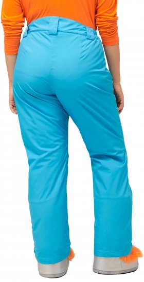 Ulla Popken Thermal Triple-Function Pants Bright Turquoise - Naisten farkut ja housut isot koot - 