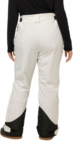 Ulla Popken HYPRAR Triple Function Ski Pants Snow White - Naisten farkut ja housut isot koot - 