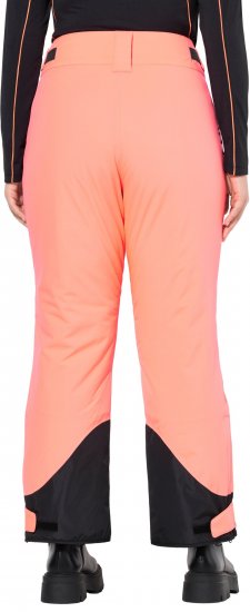 Ulla Popken HYPRAR Triple Function Ski Pants Neon Pink - Farkut & Housut Isoissa Koissa – Plus Size - 