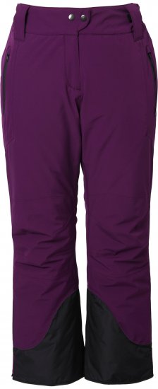 Ulla Popken HYPRAR Triple Function Ski Pants Grape Red - Naisten farkut ja housut isot koot - 