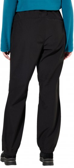 Ulla Popken Softshell Triple Function Fleece Lined Pants Black - Naisten farkut ja housut isot koot - 