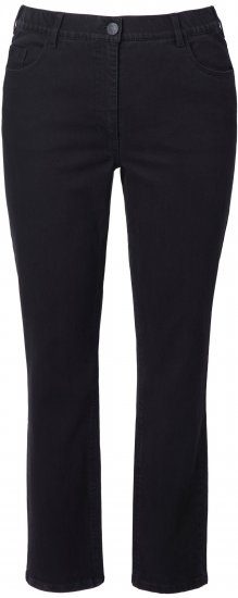 Ulla Popken Stretch Fit Jeans Black - Naisten farkut ja housut isot koot - 