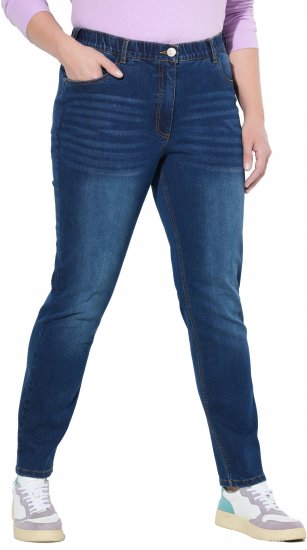 Ulla Popken Stretch Fit Jeans Blue Denim - Farkut & Housut Isoissa Koissa – Plus Size - 