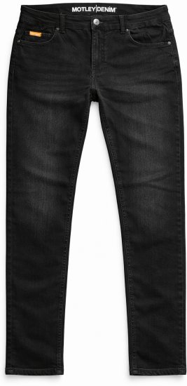 Motley Denim Soho 5-Pocket Jeans Black - Farkut ja housut - Miesten isot farkut ja isot housut W40-W70