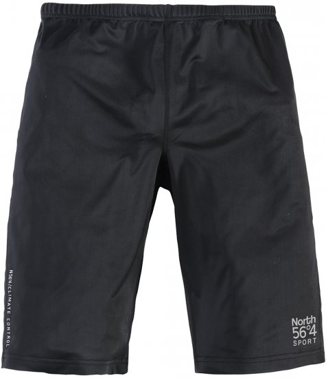 North Latitude 99813 Jogging Shorts Black - Collegehousut ja collegeshortsit - Miesten Isot collegehousut ja collegeshortsit