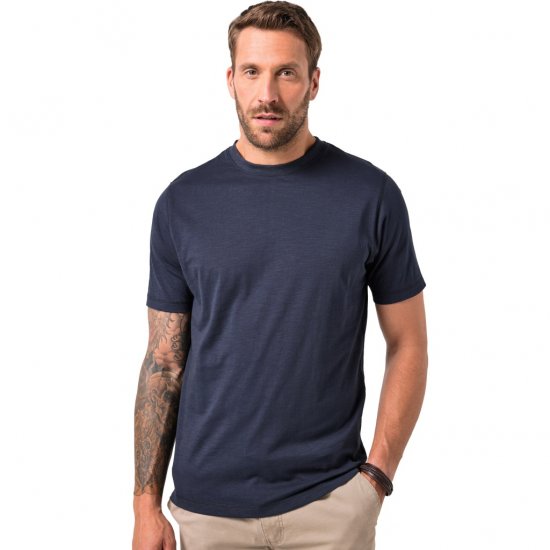 JP1880 T-Shirt Short Sleeve Soft Jersey Navy - T-paidat - Isot T-paidat 2XL – 14XL