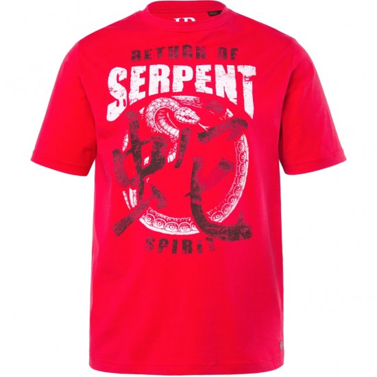 JP1880 T-Shirt Short Sleeve Serpent Red - T-paidat - Isot T-paidat 2XL – 14XL