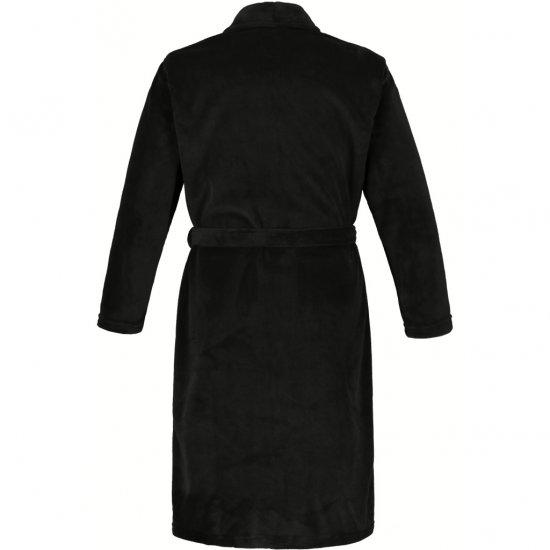 JP1880 Bathrobe with Spacious Patch Pockets Black - Alusvaatteet & uimavaatteet - Miesten Isot alusvaatteet 